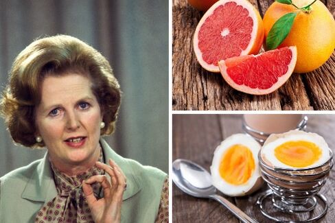 Margaret Thatcher agus na Maggi Diet Foods